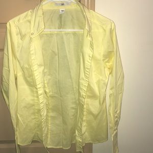 Yellow button-down